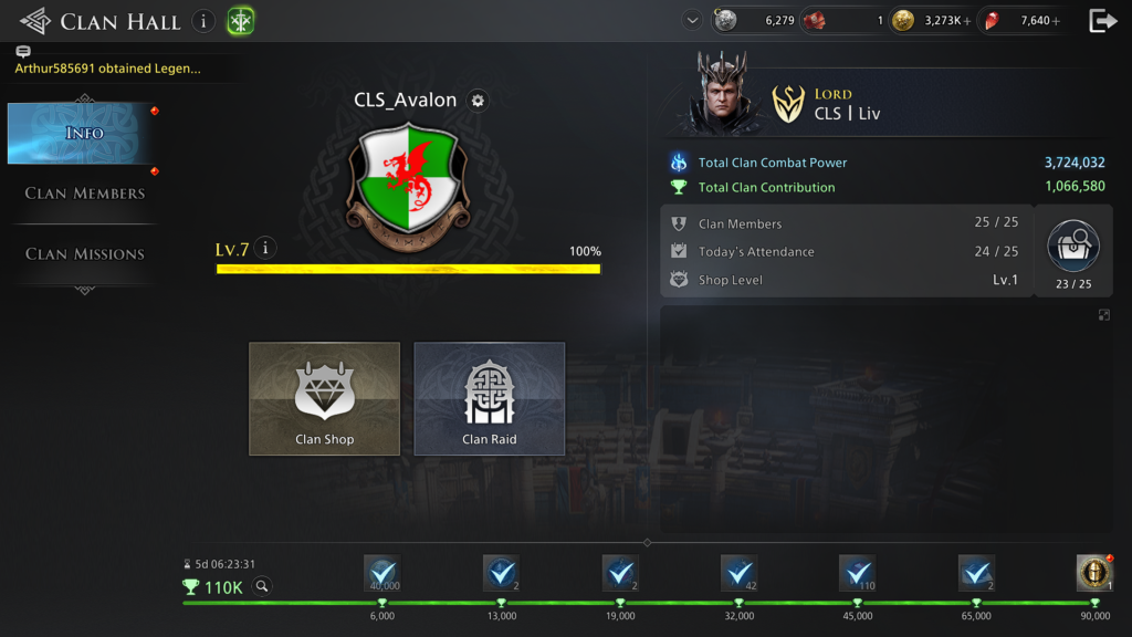 King Arthur: Legends Rise Clan